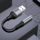 Переходник Hoco LS36 Fresh USB to 3,5 AUX Black - изображение 4