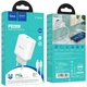МЗП Hoco C104A PD20W (1USB-C) + кабель Type-C to Lightning White - зображення 3