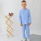 Дитячий літный костюм(сорочка з капюшоном+штани) Mrou 122см Блакитний - зображення 2