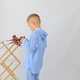 Дитячий літный костюм(сорочка з капюшоном+штани) Mrou 122см Блакитний - зображення 4