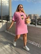 Fashions • Платье летнее Labubu Fashions 50-52 розовый (1367-ку) - изображение 3