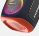 Портативная аккумуляторная беспроводная Bluetooth колонка 2 микрофона караоке акустическая система 120Вт с LED светомузыкой Hopestar Party 130 черный - изображение 12