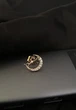 Серьги с ангелочком английский замок золотого цвета 30722 One Size - изображение 3