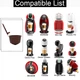 Многоразовая кофейная капсула для Nescafe Dolce Gusto/Nespresso — 1 шт. с фильтром, экологическая. Черная - изображение 7