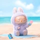 Мягкий брелок Labubu в образе кролика игрушка-сюрприз сидячая V2 случайный цвет - изображение 7