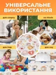 Килимок дитячий термокилимок в дитячу кімнату розвиваючий для дитини для повзання ігор двосторонній 180×200 см - зображення 7