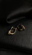 Серьги с камушками золотого цвета 30702 One Size - изображение 2
