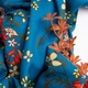 Ткань плательная штапель вискоза 145 см 140 гр/м2 для платьев, юбок, брюк, комбинезонов, детской одежды гілочка синя м.п. - изображение 4