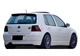 Задний диффузор DPT (черный матовый) для Volkswagen Golf 4 1997-2006 гг - изображение 2