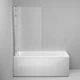 Шторка для ванни Am.Pm Gem 80x140 см орна хром WU90BS-D080-140CT - зображення 5