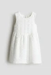 Платье из фактурного джерси белое H&M 98-104см (400011414) - изображение 1