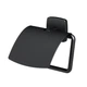 Тримач туалетного паперу з кришкою Am.Pm Gem black A90341422 - зображення 1