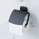 Тримач туалетного паперу з кришкою Am.Pm Gem black A90341422 - зображення 2