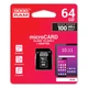 Карта пам'яті GOODRAM 64 GB microSDXC class 10 UHS-I + SD Adapter M1AA-0640R12 - зображення 3