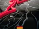 Об'ємна Рамка з 3D Трасою Nürburgring Grand-Prix Strecke (Траса Гран-прі Нюрбургринг) Німеччина в Масштабі 1:40 000 Red Matte / F1 Frame 32x23x3 - зображення 2