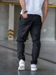 Штаны мужские из хлопка демисезонные Teamv casual sport Черные XXL - изображение 3