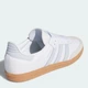 Женские кеды кожаные низкие Adidas Samba Og W IE0877 38.5 (5.5UK) 24 см Ftwwht/Halblu/Owhite (4067886724709) - изображение 4