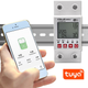 Wi-Fi реле з лічильником Qoltec Wi-fi DIN rail relay with electricity meter 63A Timer Tuya (5901878509907) - зображення 7
