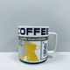 Чашка фарфоровая 700 мл "Coffee" A-PLUS 3385 с желтым - изображение 1