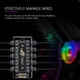 Fan Hub кулерів з підсвічуванням 1 To 10 ARGB Sync 5V/3 pin розгалужувач (Чорний) - зображення 7