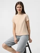 Футболка жіноча Promin 2912-12_257 XXL Бежевий (2700000085868) - зображення 4
