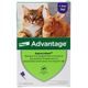 Капли от блох и клещей для котов и кроликов Bayer Advantage 80 на 4-8 кг 4 пипетки по 0.8 мл (54166) - изображение 1