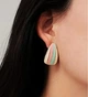 Жіночі сережки Кольорові смужки jewelry різнокольорові - зображення 2