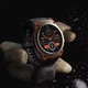 Умные смарт-часы DM55 AMOLED Full HD с Bluetooth-звонками и 20+ спортивными режимами Спортивные мужские часы Черно-оранжевые - изображение 8