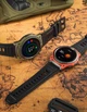 Розумний смарт годинник DM55 AMOLED Full HD з Bluetooth дзвінками та 20+ спортивних режимів Спортивний чоловічий годинник Чорно-зелений - зображення 11