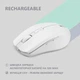 Миша 2E MF270 Rechargeable, White LED, WL, білий 2E-MF270WWH - зображення 12