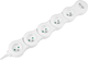 Listwa zasilająca Rebel Power 5 gniazd 2 USB 1.5 m (5901890048194) - obraz 2