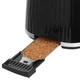 Тостер Russell Hobbs Eden, пластик, 800 Вт, поддон для крошек, решетка для подогрева, Черный (27371-56) - изображение 5