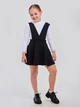 Детский школьный сарафан для девочки Smil 120401 116 см Черный (4824039327183) - изображение 3