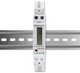 Licznik energii elektrycznej Qoltec Single-phase electronic meter DIN rail energy consumption meter 230V 30A LCD 1P (5901878509938) - obraz 5