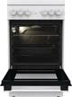Плита Gorenje GK5A22WH комби, 68л, 50x60см, эмалированные реш, с крышкой, белый - изображение 3
