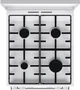 Плита Gorenje GK5A22WH комби, 68л, 50x60см, эмалированные реш, с крышкой, белый - изображение 8