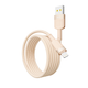 USB YOKI STYLE YK-ST41 Lightning 2.4A 1.2m Оранжевый - изображение 4