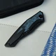 Ніж Складаний BESTECH TOGATTA BT2102H Titanium + Black & Blue Carbon Fiber M390 - изображение 3