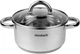 Каструля індукційна Ofenbach Casserole із нержавіючої сталі 2л зі скляною кришкою - изображение 1