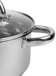 Каструля індукційна Ofenbach Casserole із нержавіючої сталі 2л зі скляною кришкою - изображение 3