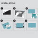 Фільтр Qoltec Anti Blue Light Filter 27" 16:9 Eye protection Anti Glare Matt (5901878510491) - зображення 8