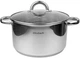 Каструля індукційна Ofenbach Casserole із нержавіючої сталі 5.5л зі скляною кришкою - изображение 1