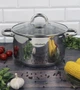 Каструля індукційна Ofenbach Casserole із нержавіючої сталі 5.5л зі скляною кришкою - изображение 8
