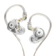 Навушники KZ EDX PRO Crystal. Внутрішньоканальні Ігрові Із Прозорим Корпусом. In-Ear Monitor навушники для Hi-Fi звуку високої роздільної здатності (No Micro) - зображення 1