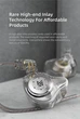 Навушники KZ EDX PRO Crystal. Внутрішньоканальні Ігрові Із Прозорим Корпусом. In-Ear Monitor навушники для Hi-Fi звуку високої роздільної здатності (No Micro) - зображення 9