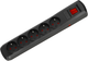Listwa przeciwprzepięciowa Armac ARC5 5 gniazd 5 m Black (5904722197664) - obraz 1