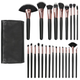 Набір пензлів для макіяжу Tools For Beauty Mimo чорний 24 шт (5903018919645) - зображення 1