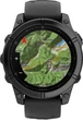 Смарт-годинник Garmin Fenix E 47mm AMOLED Slate Gray Steel with Black Silicone Band (010-03025-03/01/13) - изображение 5
