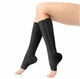 Гольфы компрессионные для профилактики варикоза Zip Sox, эластичные утягивающие гольфы с молнией для снятия отеков и усталости ног, улучшение кровообращения, размер S/M, 2 шт Черные, LY-105-S/M-Black - изображение 9