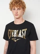Футболка хлопковая длинная мужская Everlast T-Shirt Jersey 37M290J86-20GD XL Черная с золотистым с принтом (8052995718561) - изображение 4